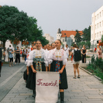 Sprievod prerušil ranný lejak v Trnave. | Foto: dv, Trnavské rádio