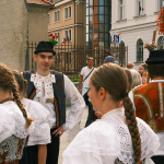 Sprievod prerušil ranný lejak v Trnave. | Foto: dv, Trnavské rádio