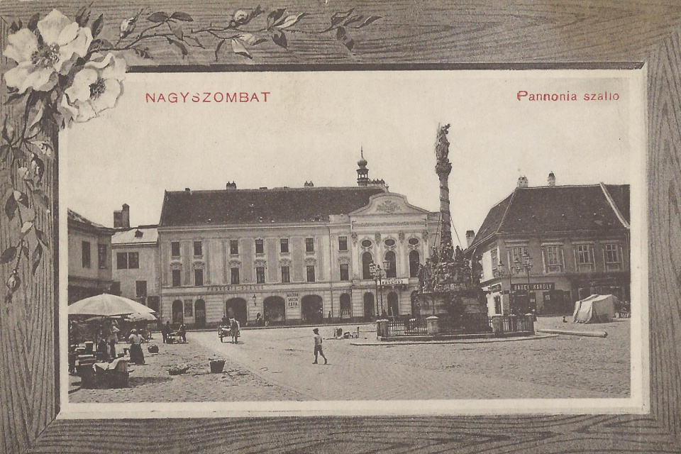 Hotel Pannonia, pohľadnica z roku 1912 | Zdroj: Europeana