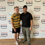 Lukáš Adamec bol hosľom v Rannej šou Trnavského rádia | Zdroj: Maja Greifová, Trnavské rádio
