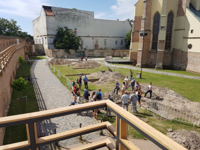 Fotografia z archeologického skúmania lokality | Zdroj: Plánuj mesto Trnava