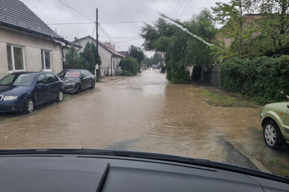 V Stupave zaplavilo viaceré ulice | Zdroj: Mesto Stupava