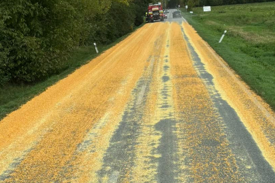 Komu sa vysypal náklad, zverejnené nebolo. | Foto: Robert Kovacs, TKDS-NKÚ, fb