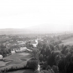 Pohľad na povojnové Smolenice. | Foto: Jozef Teslík z archívu TASR. Licencia na použitie: Trnavské rádio