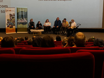 Na diskusii po premiére sa ukázali aj dobrovoľníci či aktéri z filmu | Foto: Alexandra Štofirová, Trnavské rádio