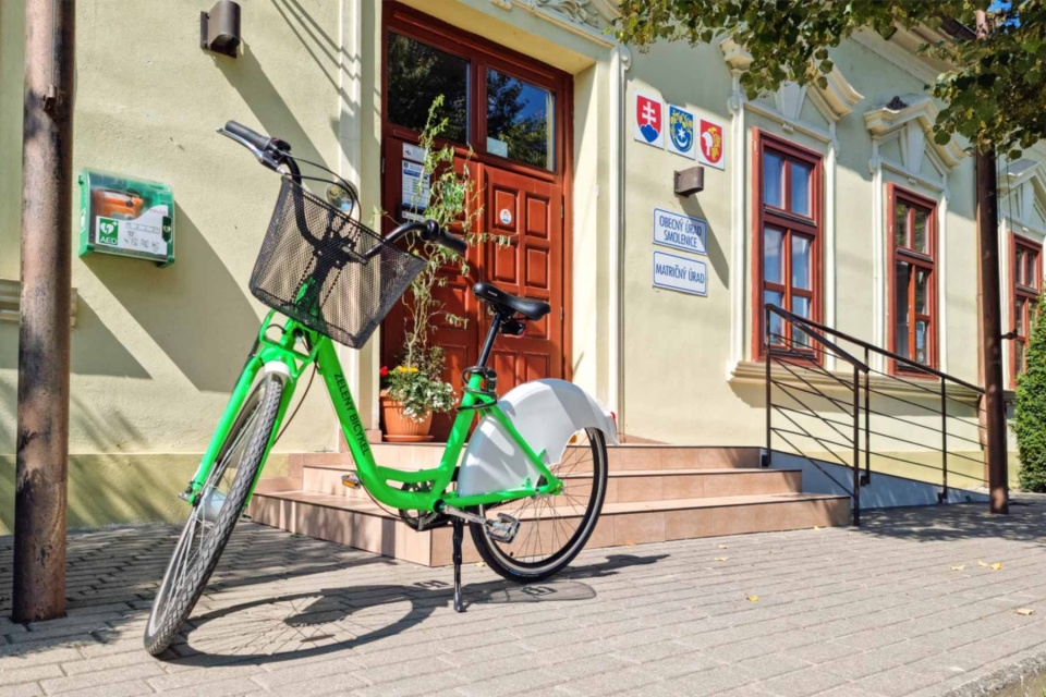 Smolenický bikesharing | Zdroj: smolenice.zelenybicykel.sk