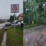 Na Jahodníckej osadili nové značky | Zdroj: Obec Smolenice