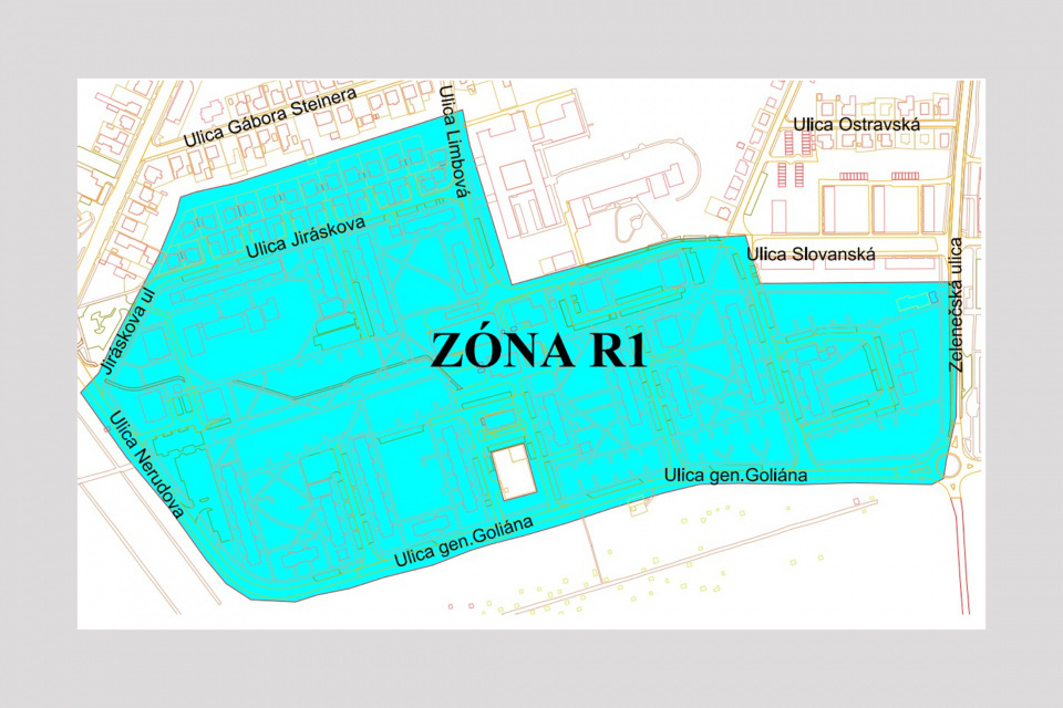 Zóna R1 | Zdroj: VZN