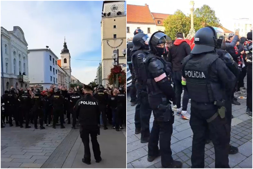 Policajti robili sprievod veľkému davu. | Foto: PZSR