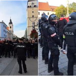 Policajti robili sprievod veľkému davu. | Foto: PZSR