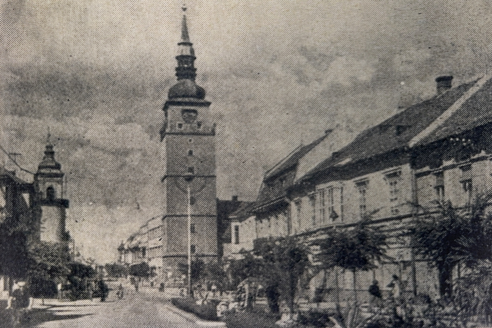 Ikonický pohľad na centrum Trnavy. | Reprofoto: Pavol Holý, Trnavské rádio