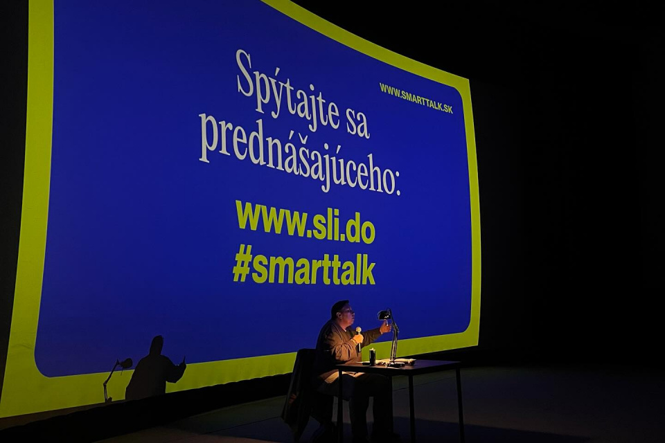 Nádaská prednášala v Kine Hviezda v Trnave | Zdroj: SmartTalk