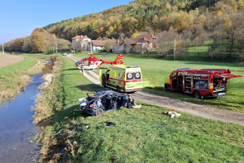 Miesto nehody | Zdroj: Air - Transport Europe, letecká záchranná služba