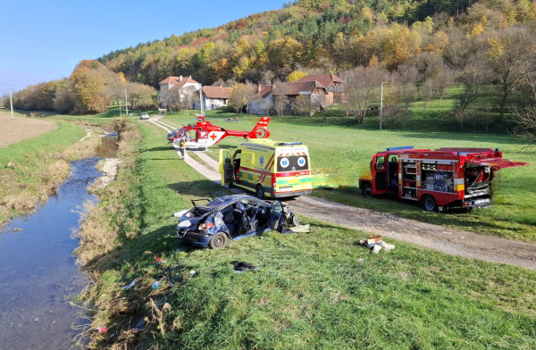 Miesto nehody | Zdroj: Air - Transport Europe, letecká záchranná služba