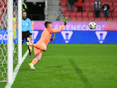 Penaltový rozstrel. V bráne Žiga Frelih. | Foto: Lukáš Grinaj