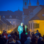 Dialóg. Vladimír Oktavec a Ela Baničová medzi ľuďmi. | Foto: dv, red.