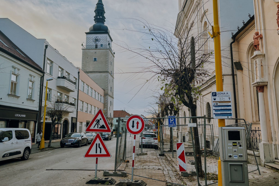 Práce na Štefánikovej ulici v Trnave | Foto: Zuzana Benková, Trnavské rádio