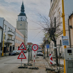 Práce na Štefánikovej ulici v Trnave | Foto: Zuzana Benková, Trnavské rádio