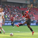 Philip Azango počas septembrového zápasu medzi Ružomberkom a Trnavou | Zdroj: TASR