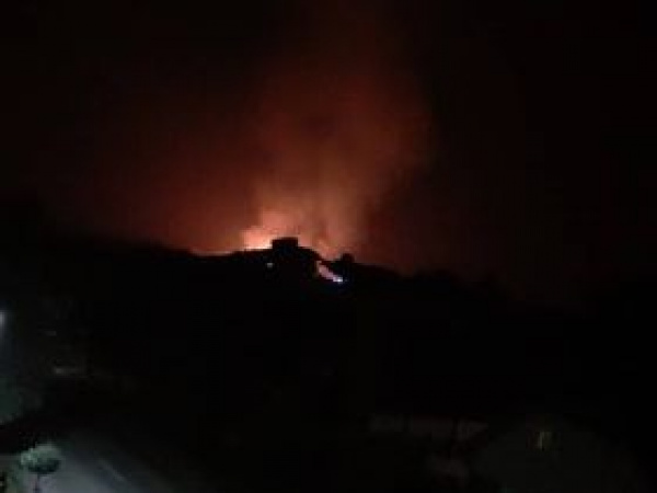 Požiar pri Vlčkovciach | Foto: Patrícia Š.