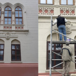 Kaštieľ má nápis, ktorý tu chýbal | Zdroj: R. Petrovič/OZ na záchranu Neogotického kaštieľa v Galante