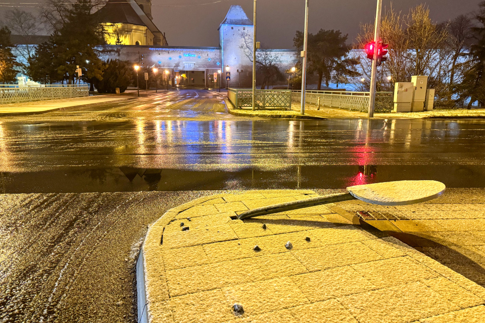 Ostrovček na križovatke Hospodárska - Študentská. | Foto: red.