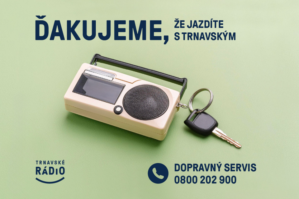 Dopravný servis Trnavského rádia - bezplatné číslo 0800 202 900