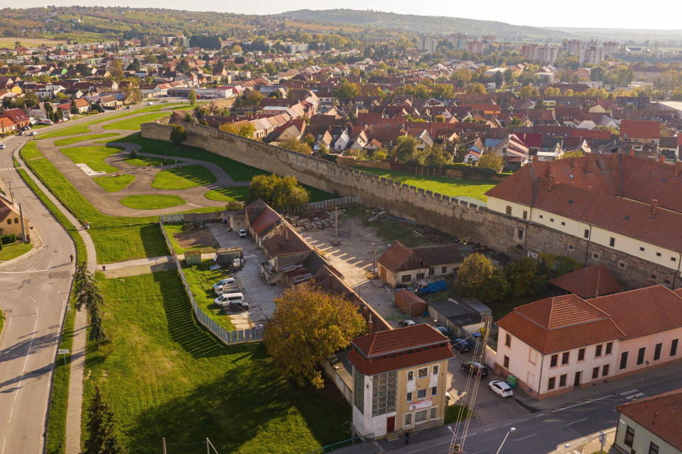 Riešené územie parku v Skalici. | Zdroj: Mesto Skalica