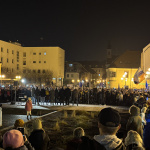 Podujatie ukončila hymna. Zúčastnení sa pokojne rozišli. | Foto: red.