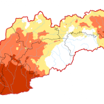 Stav meteorologického sucha na Slovensku k dňu 9.2.2025 | Zdroj: SHMÚ