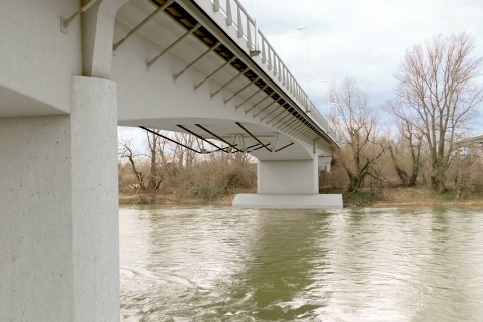 Vizualizácia zrekonštruovaného mosta | Zdroj: TTSK