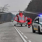 Zasahoval aj vrtuľník. l Foto: ATE Slovakia