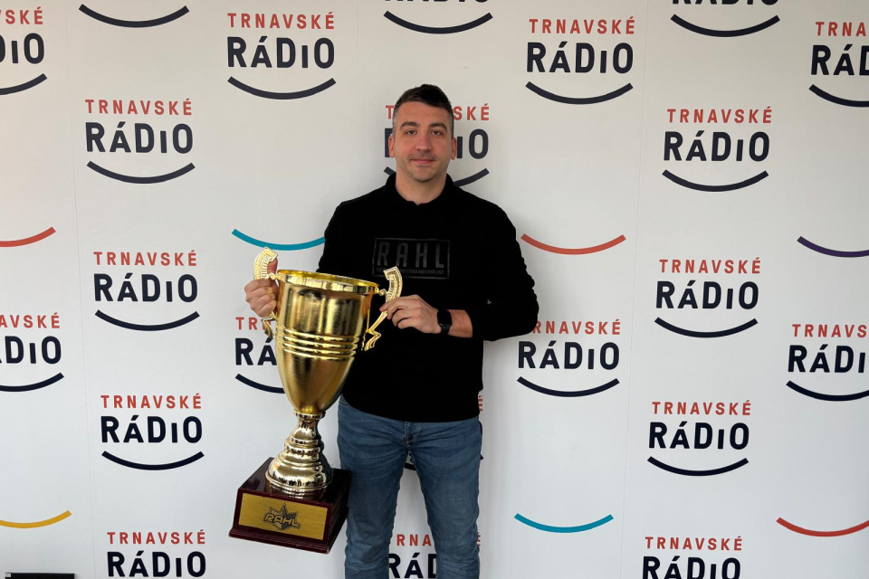 Maroš Lugár v Trnavskom rádiu | Foto: Zuzana Benková, Trnavské rádio