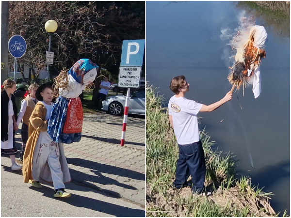 Takto odprevadili zimu v Sládkovičove. | Foto: Život v Sládkovičove, fb