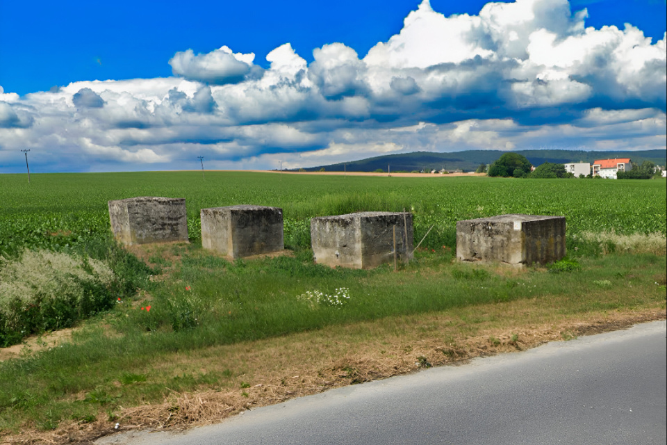 Zachovaný uzáver pred obcou Dechtice (ilustračné foto). | Zdroj: Google Street View
