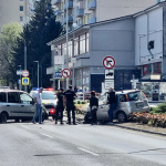 Nehoda v Hlohovci I Zdroj: Fb/ Doprava HC