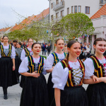 Na kvetnú nedzelu. Sprievod vyzdobenou pešou zónou. | Foto: dv, red.