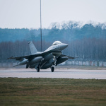 Lietadlo F-16 na Slovensku | Zdroj: Ministerstvo obrany Slovenskej republiky