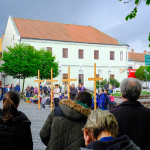 Trojičné námestie pred 13. hodinou (18. 4. 2025). | Foto: red.