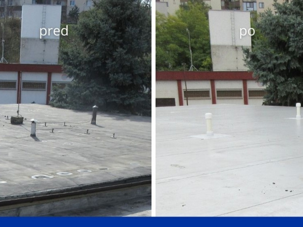 Rekonštrukcia strechy ZpS Harmonia | Zdroj: FB Mesto Hlohovec