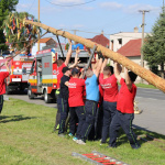 Minuloročné stavanie mája v Jablonici | Foto: Mgr. Martin Štvrtecký, obec Jablonica