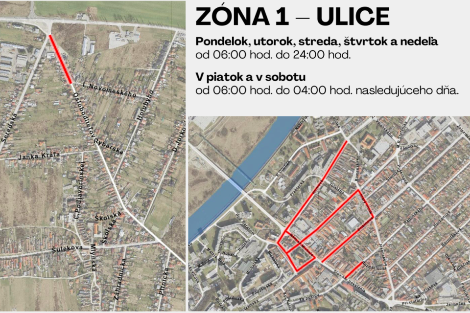 Zóna 1 I Zdroj: Mesto Hlohovec