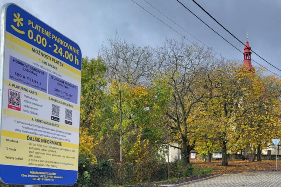 Parkovanie v Smoleniciach bude jednoduchšie | Zdroj: Obec Smolenice