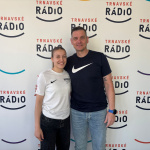Tréner a hráčka v štúdiu Trnavského rádia | Foto: Zuzana Benková, Trnavské rádio