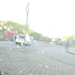 Na mieste majú byť aj policajti. | Foto: Andy Trneny, Dopravný servis Okres Hlohovec a okolie