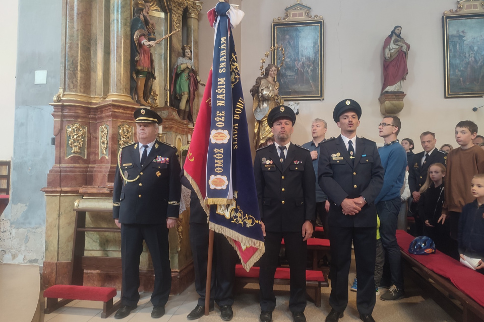 Patrónovi poďakovali v kostole. | Foto: Hasiči Skalica, fb