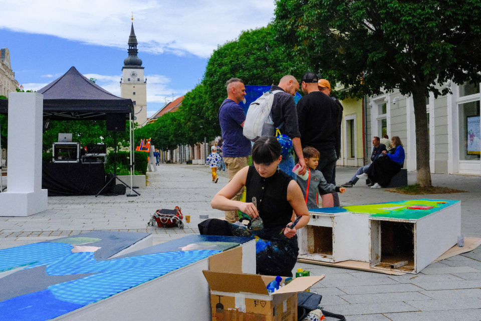 Desiate výročie maľovania umeleckého nápisu I Foto: Trnavské rádio