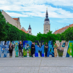 V Trnave vznikal nový umelecký nápis I Foto: dv, Trnavské rádio