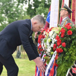 Piešŕany 8. mája 2025 počas celoslovenských osláv 80. výročia víťazstva nad fašizmom. | Foto: TASR - Martin Baumann