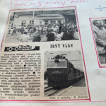 Elektrifikácie trate Bratislava - Trnava v dobovej tlači. | Zdroj: Kronika, Roman Remenár